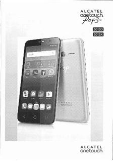 Alcatel Pop 3 manual. Smartphone Instructions.